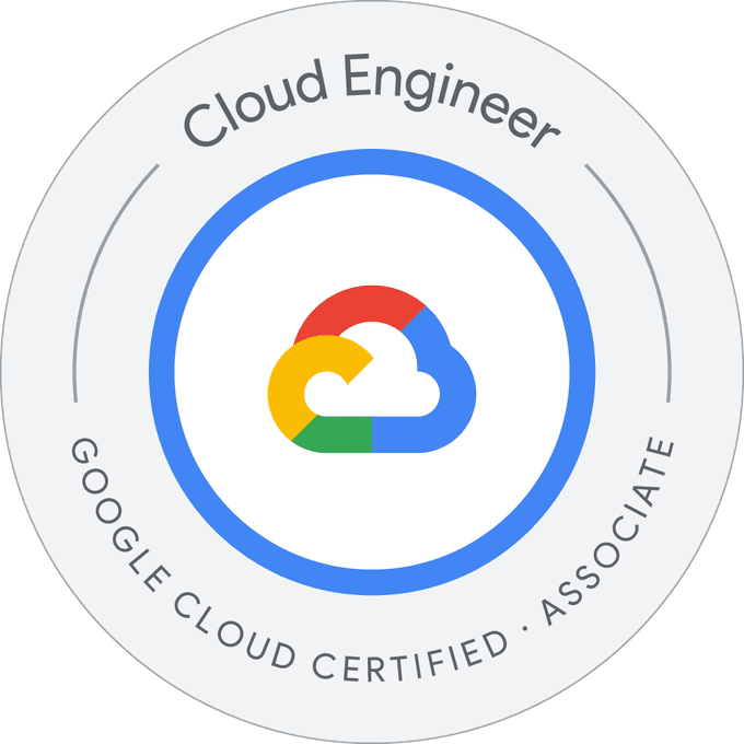 Google Cloud Google Cloud Certified Associate Cloud Engineer badge