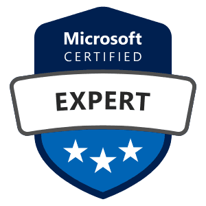 Microsoft Azure Microsoft Certified DevOps Engineer Expert badge